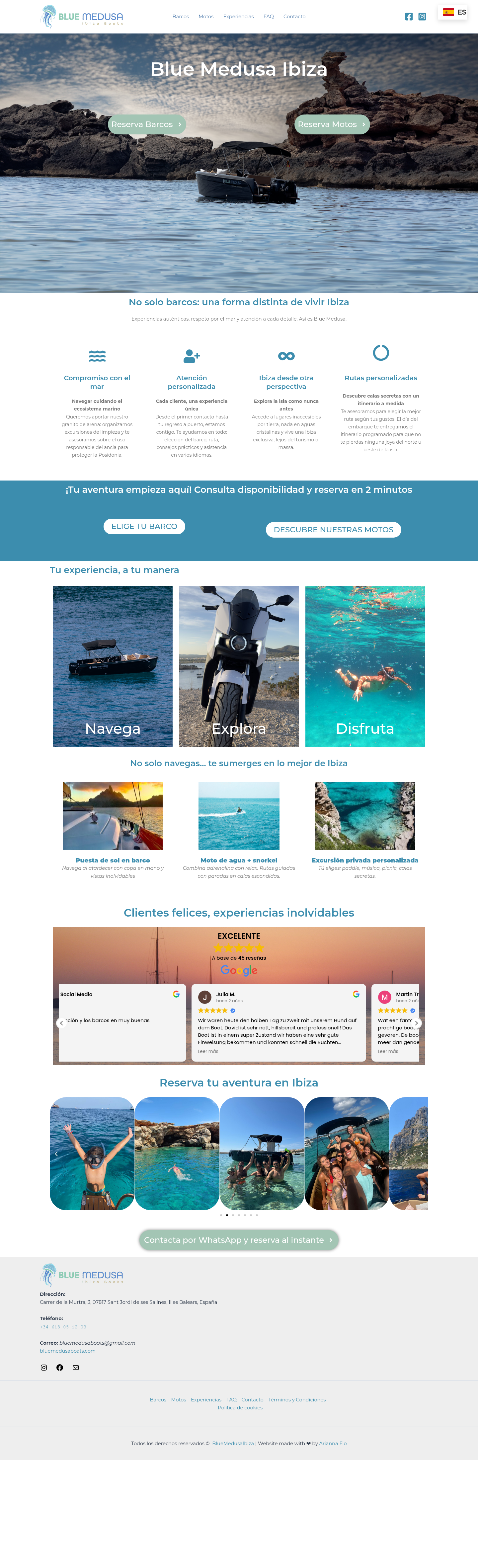 bluemedusaboats.com