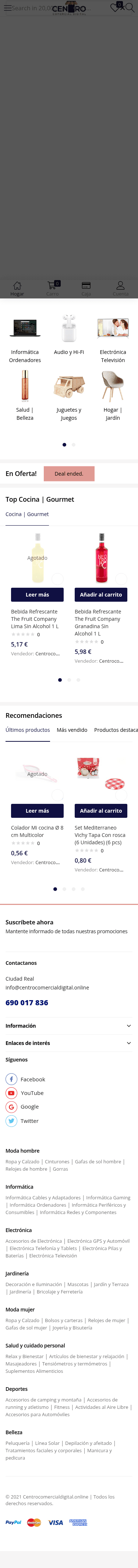 centrocomercialdigital.online — Móvil