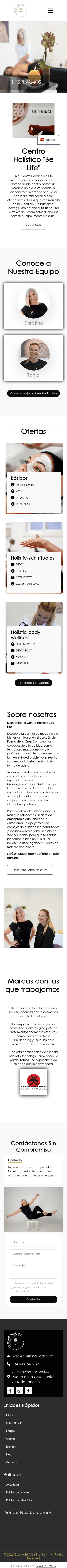 christinabartl.com — Móvil