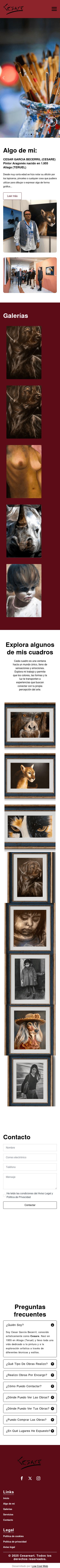 cesareart.com — Móvil