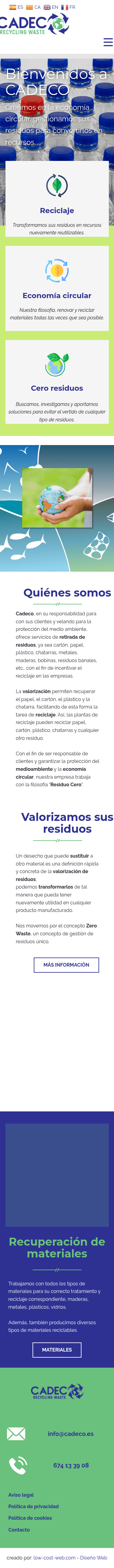 cadeco.es — Móvil