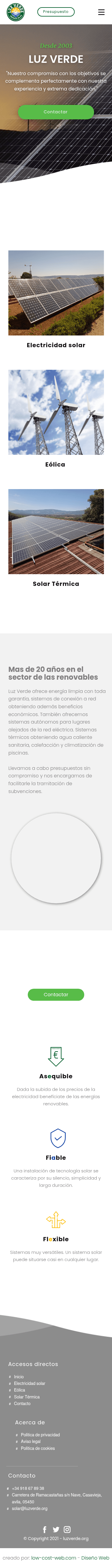 luzverde.org — Móvil