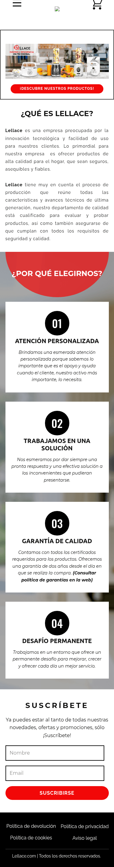 lellace.com — Móvil