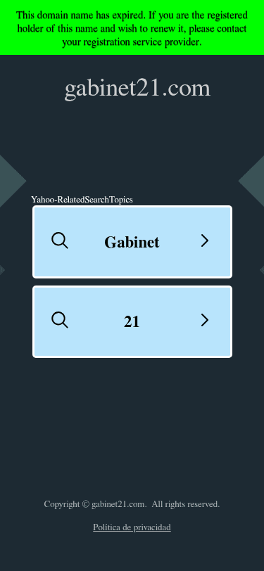gabinet21.com — Móvil