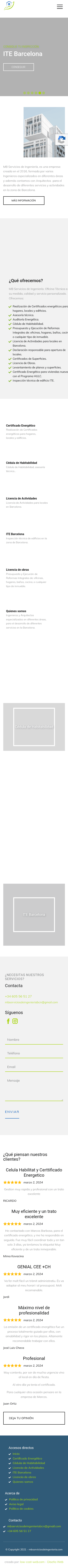 mbserviciosdeingenieria.com — Móvil