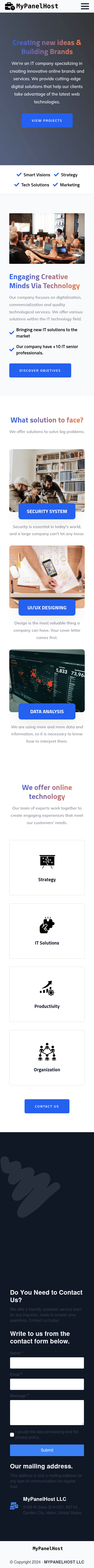 mypanelhost.com — Móvil