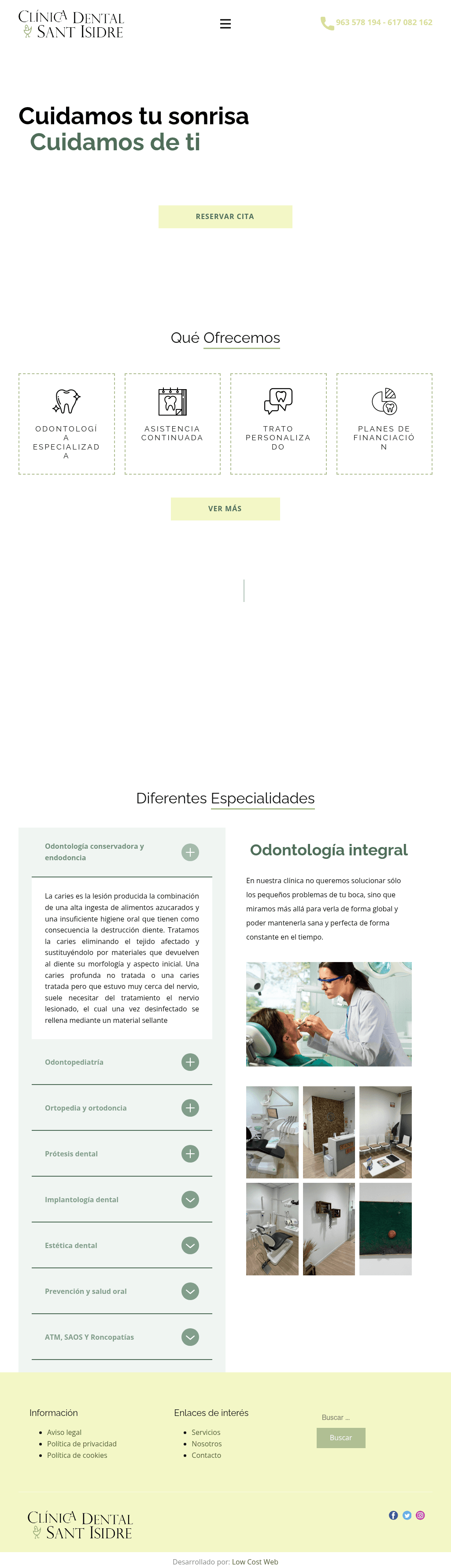 clinicasantisidre.es — Tablet H