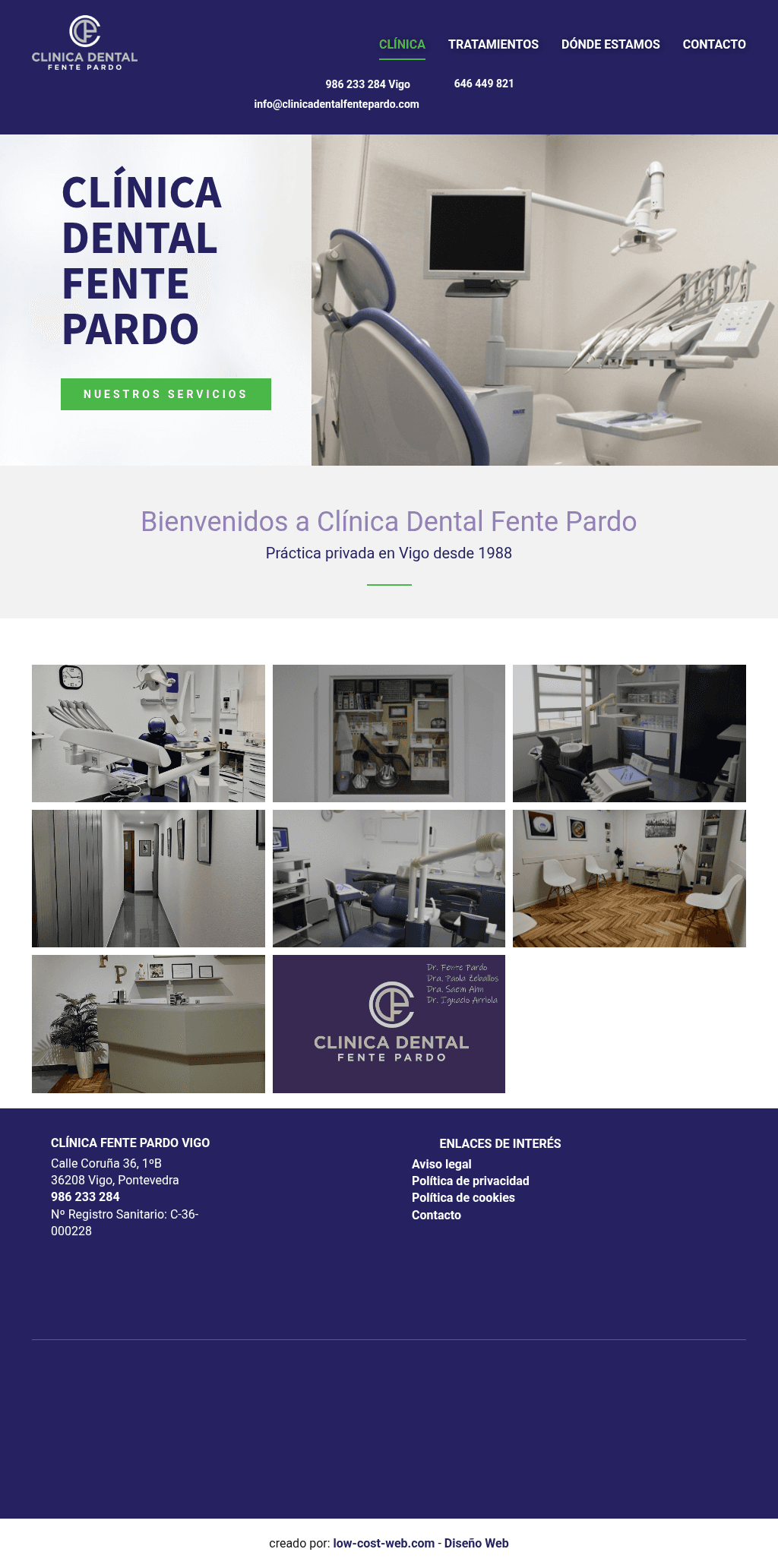 clinicadentalfentepardo.com — Tablet H