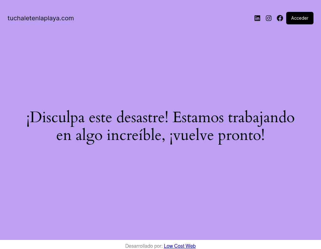 tuchaletenlaplaya.com — Tablet H