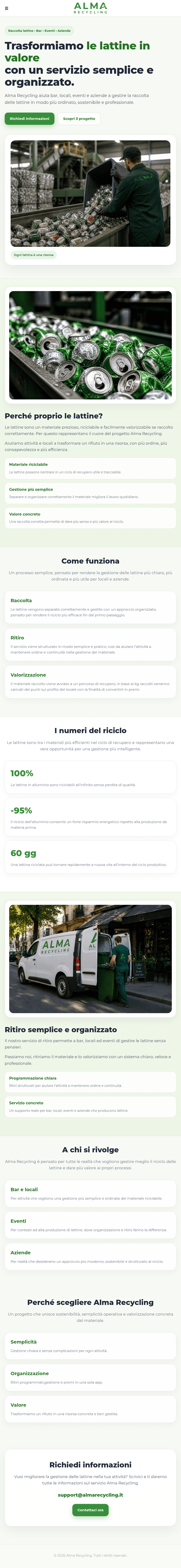 almarecycling.com — Tablet V