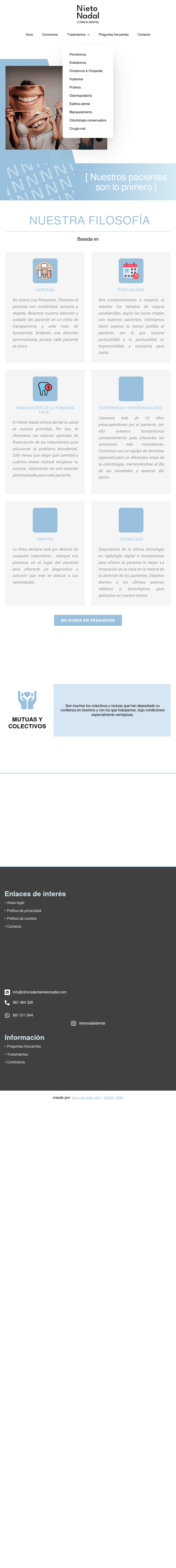 clinicadentalnietonadal.com — Tablet V